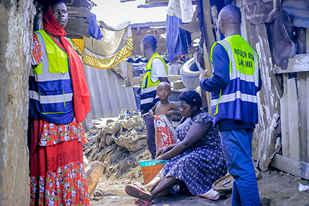 Sensibilisation de lutte contre le choléra dans la zone urbaine de Buyenzi